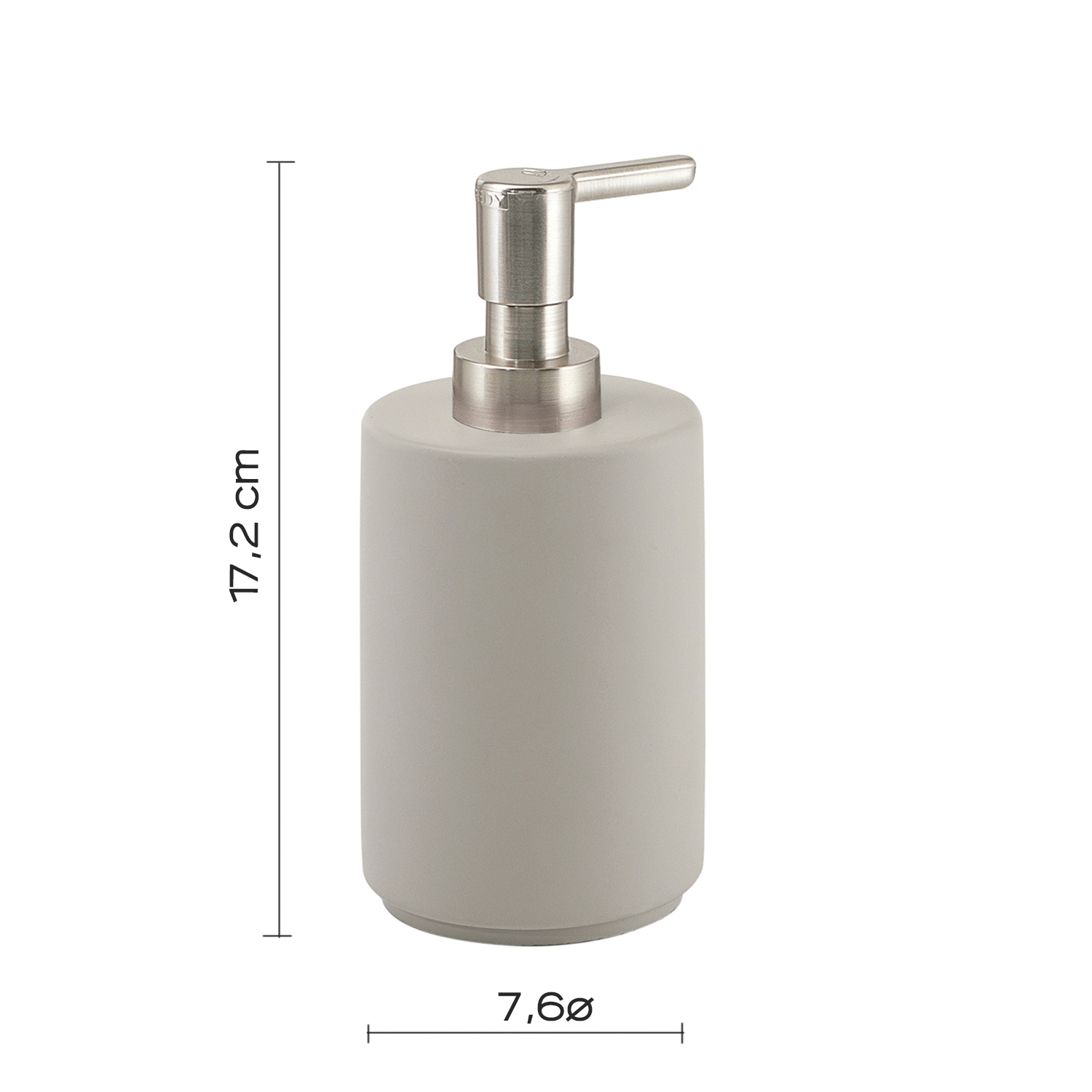 gedy-giunone-distributeur-de-savon-gris image 2