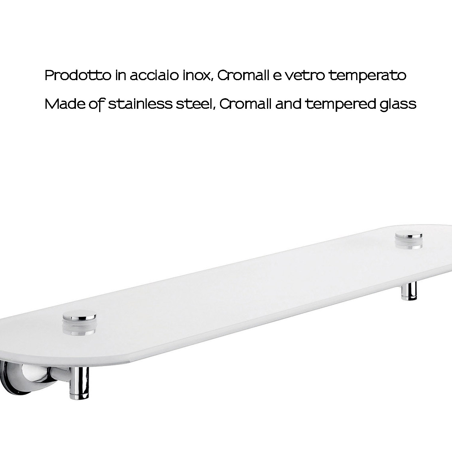 gedy-genziana-tag-re-murale-chrome-52-cm image 3
