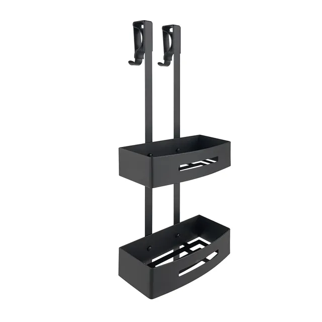 gedy-poseidon-porte-objets-douche-noir-mat image 1