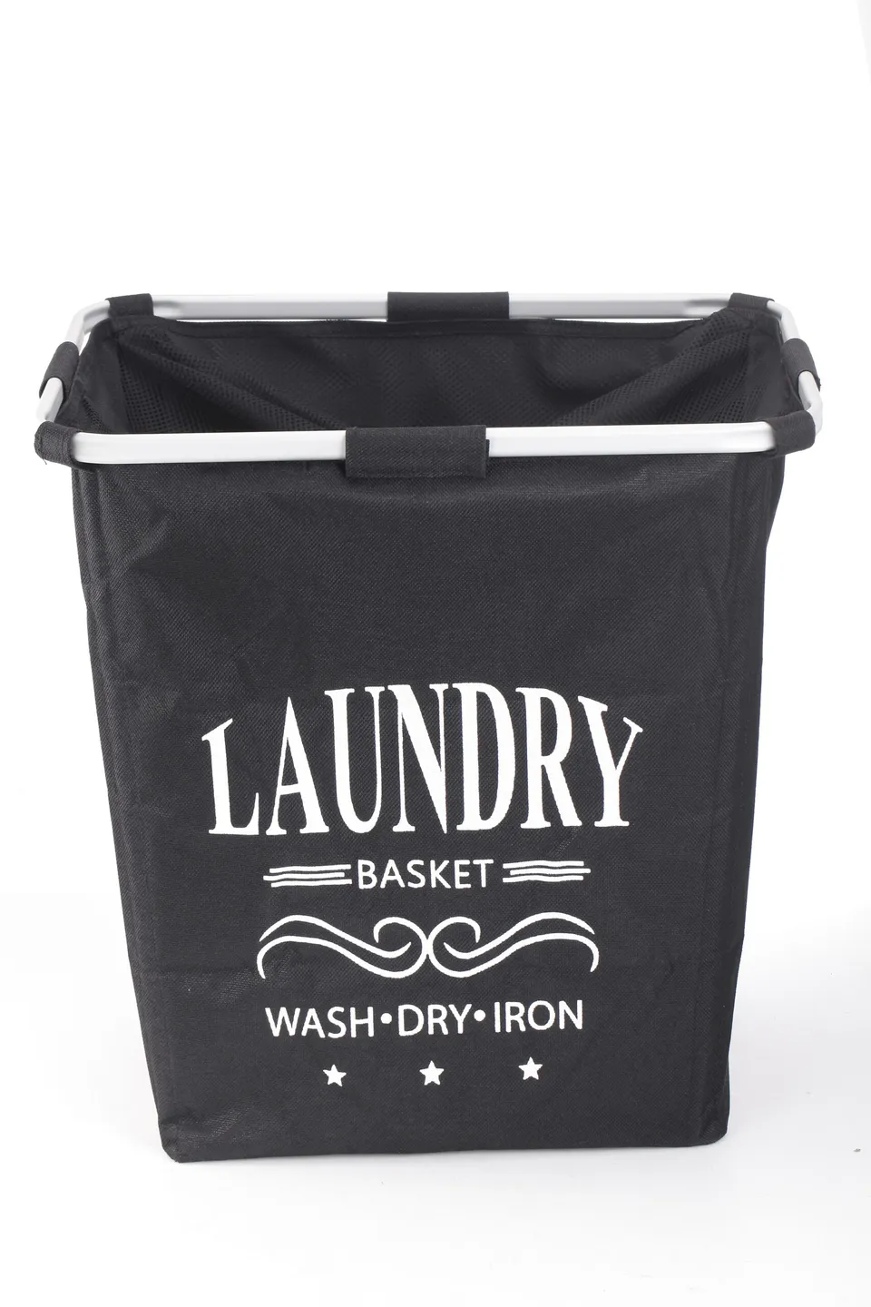 bisk-ren-panier-linge-noir-corbeille-salle-de-bain image 1