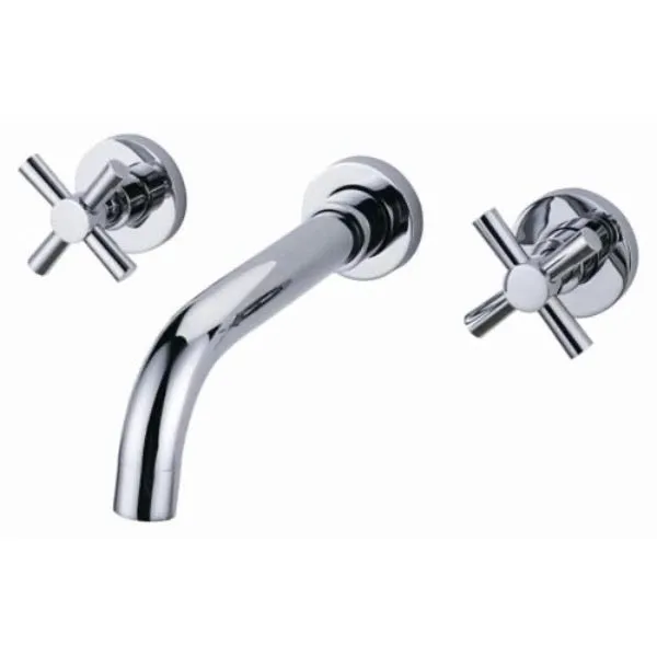 hudor-rymanthe-532-robinet-lavabo-mural-chrom-3-trous image 1
