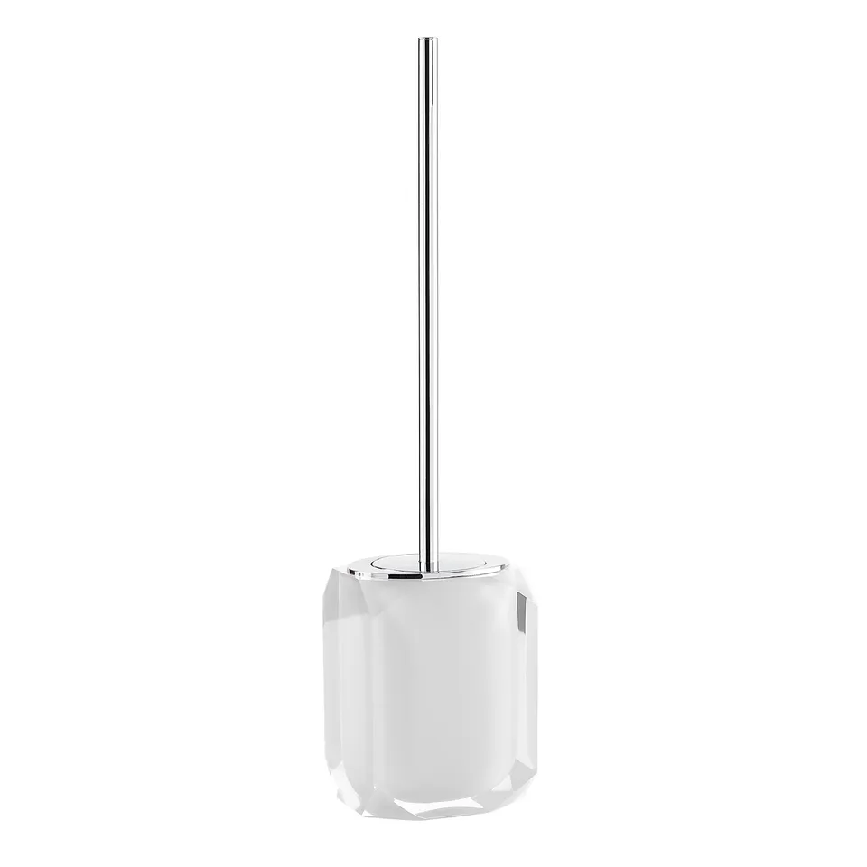 gedy-chanelle-porte-brosse-wc-blanc-poser image 1