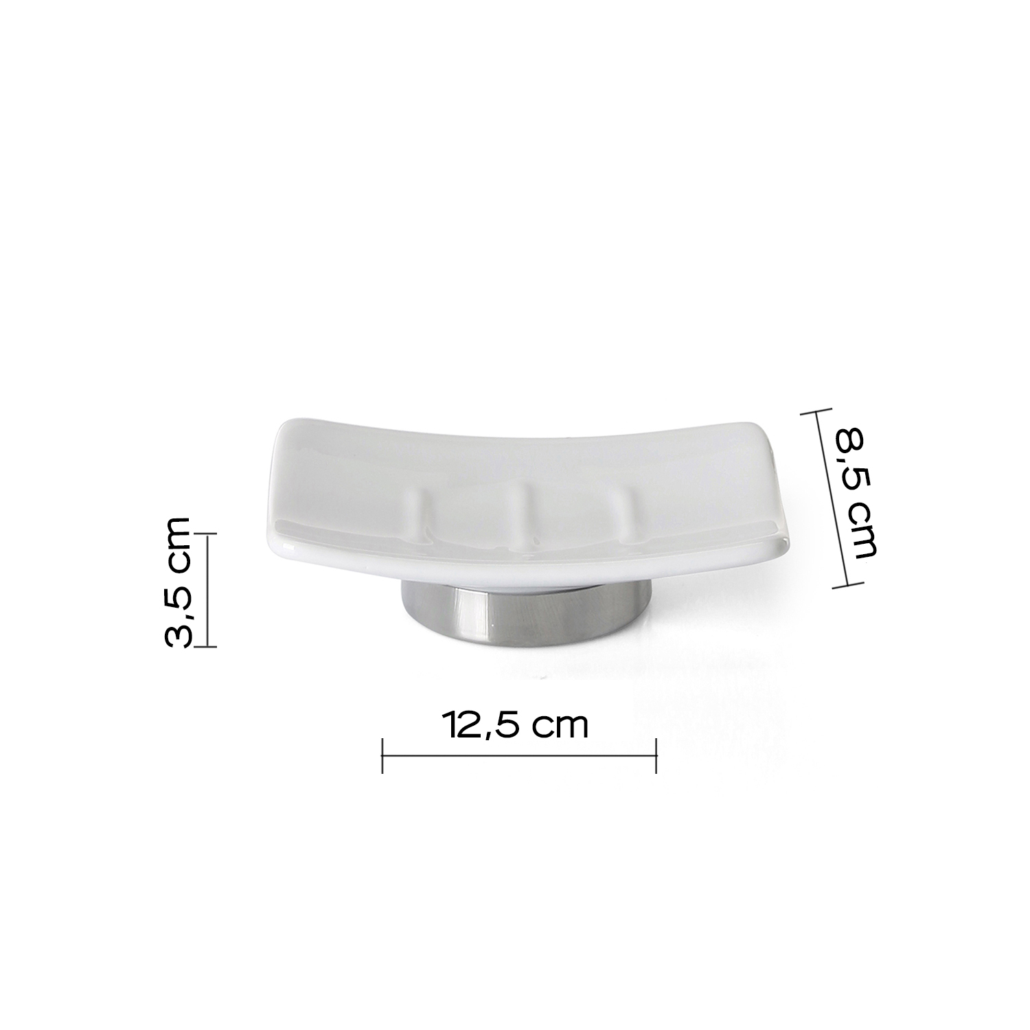 gedy-petunia-porte-savon-blanc-poser-c-ramique image 2