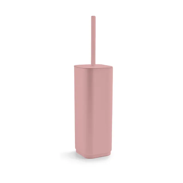 gedy-seventy-porte-brosse-wc-rose-mat-poser image 1