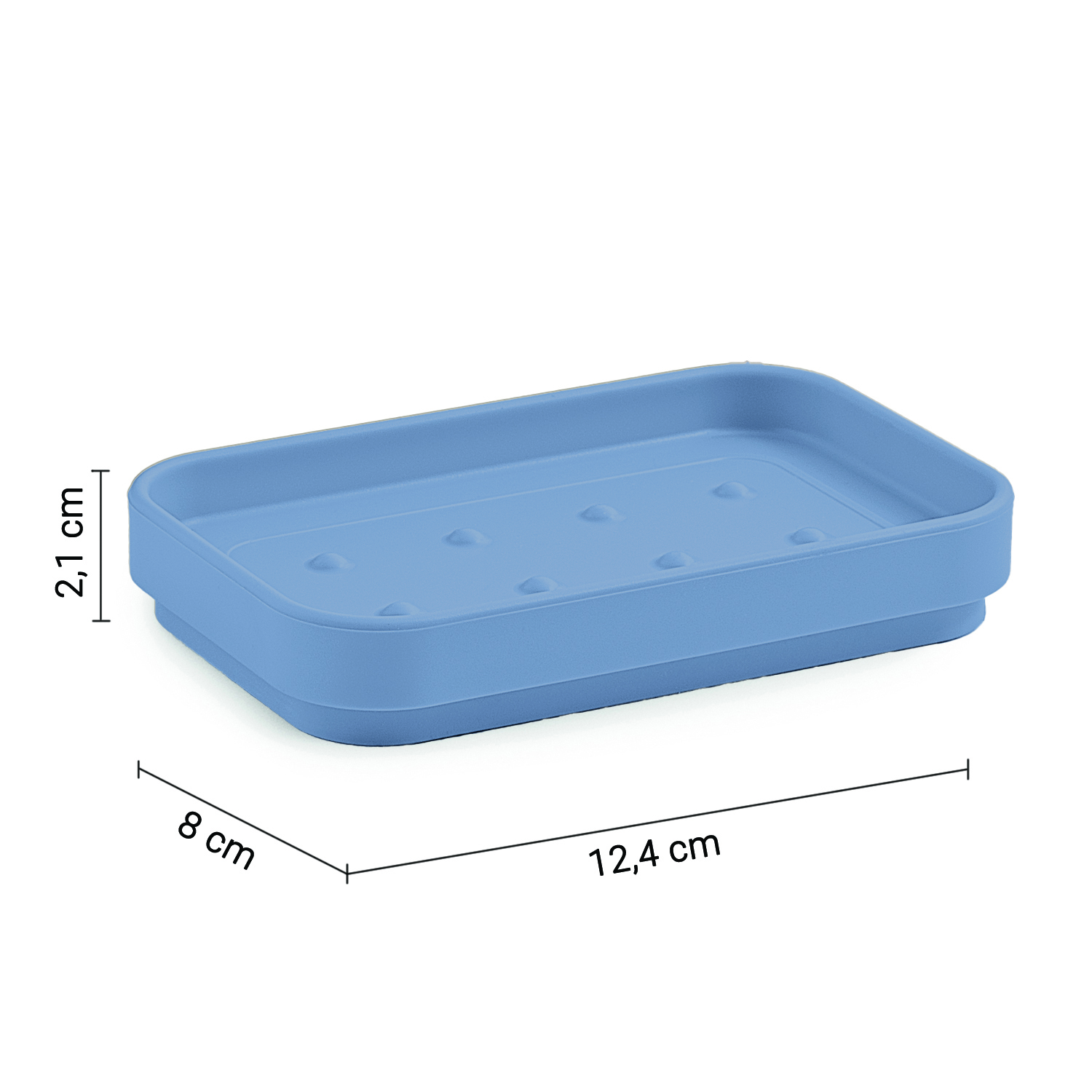 gedy-seventy-porte-savon-bleu-ciel-mat-poser image 2