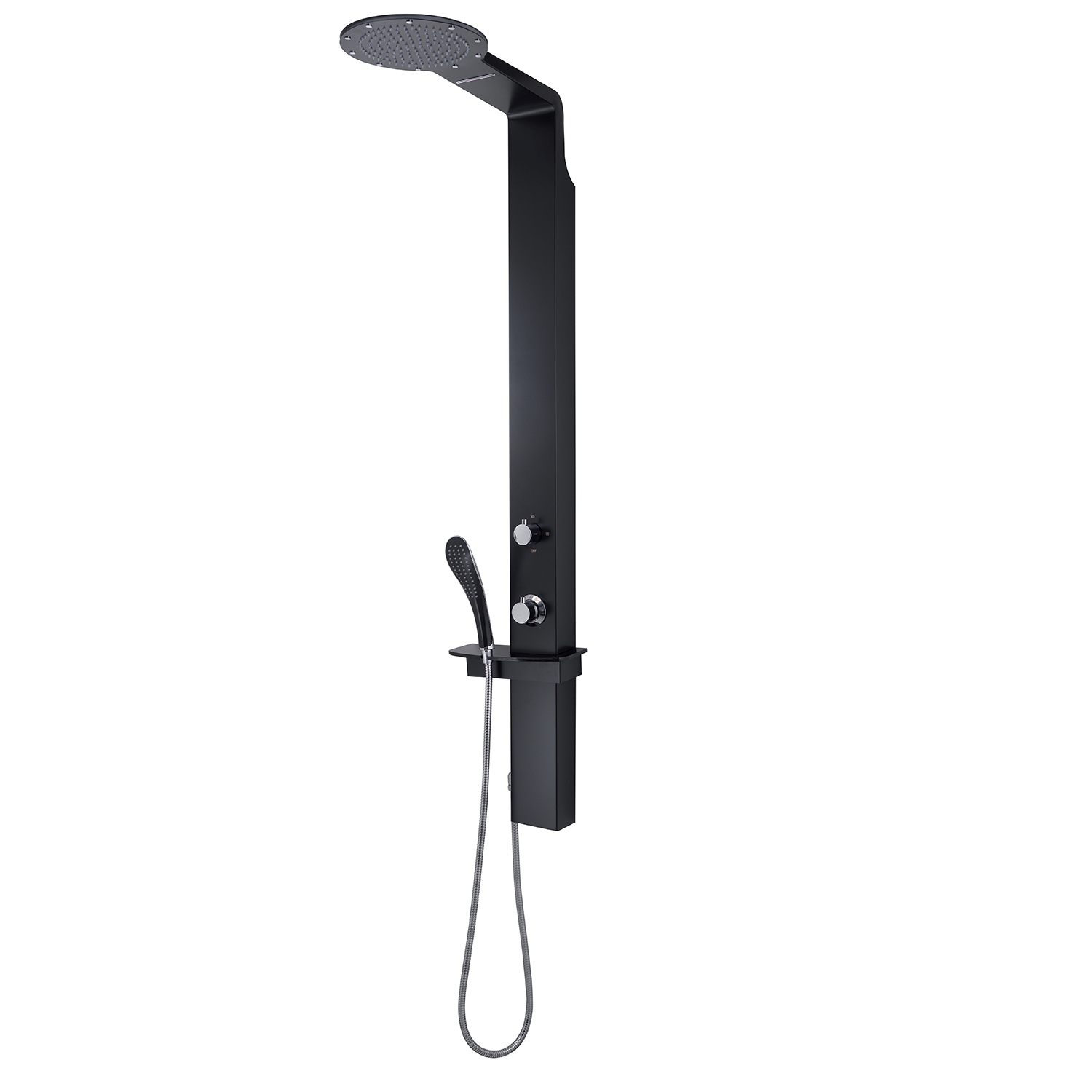 gedy-wellness-00-panneau-douche-multifonction-noir image 1