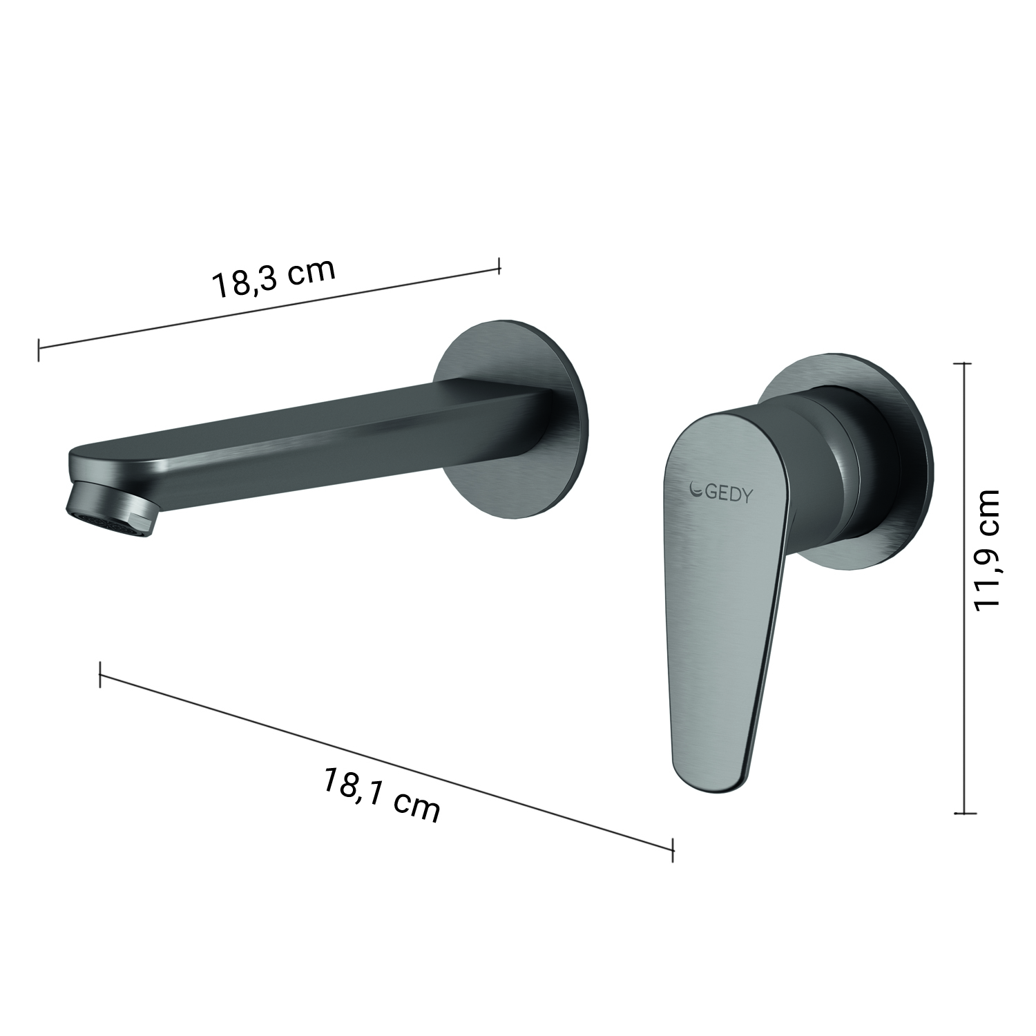 gedy-como-mitigeur-lavabo-mural-gun-metal image 2