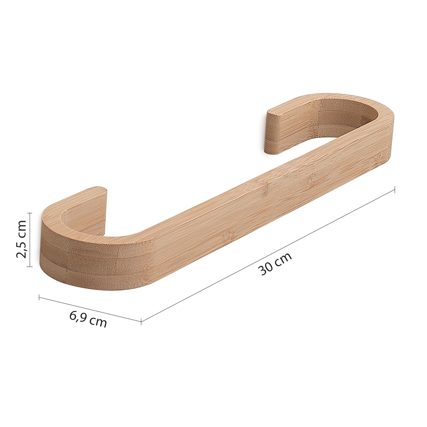 gedy-himalaya-porte-serviette-30-cm-bambou image 2