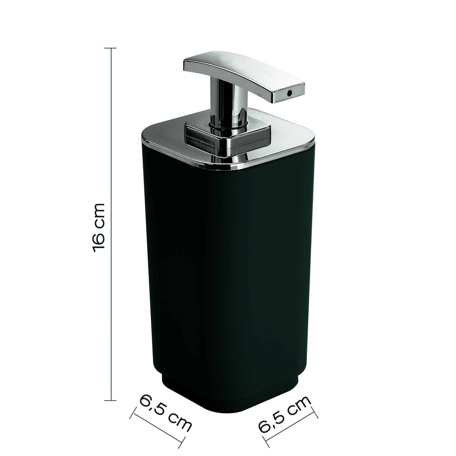 gedy-seventy-distributeur-de-savon-noir-mat-poser image 2