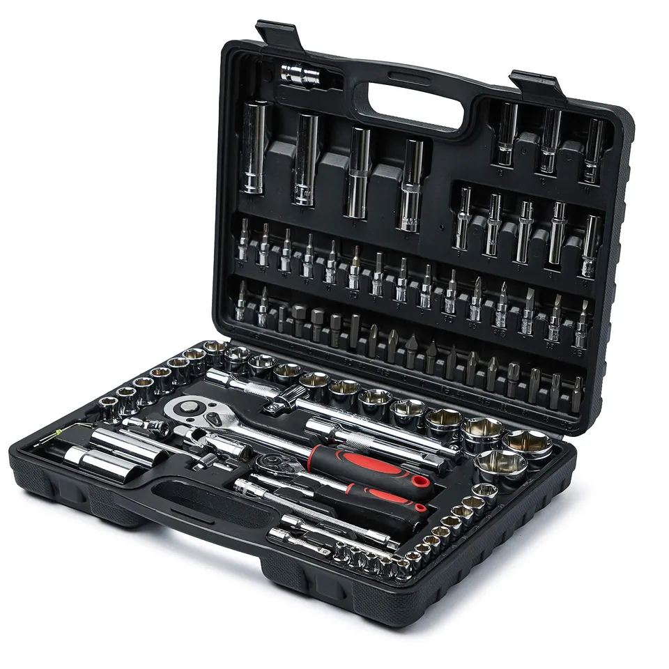 gricol-coffret-douilles-94-pi-ces-bo-te-outils-noir-chrome-vanadium image 1