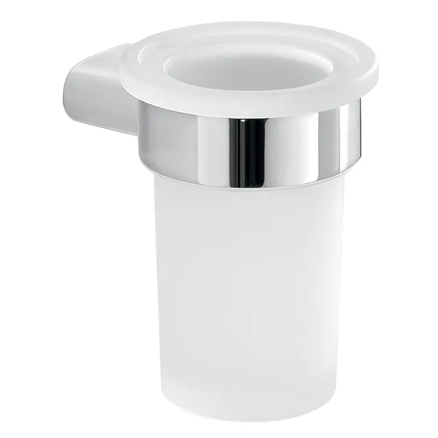 gedy-azzorre-gobelet-porte-brosse-dents-chrome-poser image 1