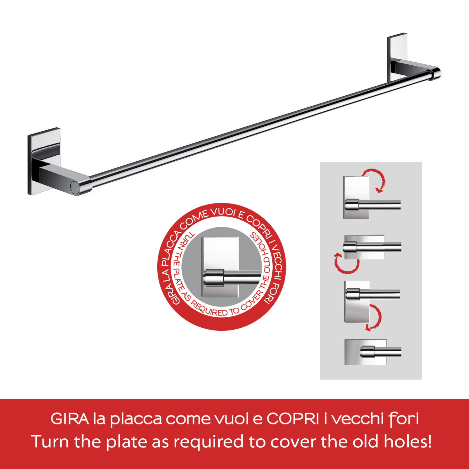 gedy-maine-porte-serviettes-60-cm-chrom-mural-vis image 4