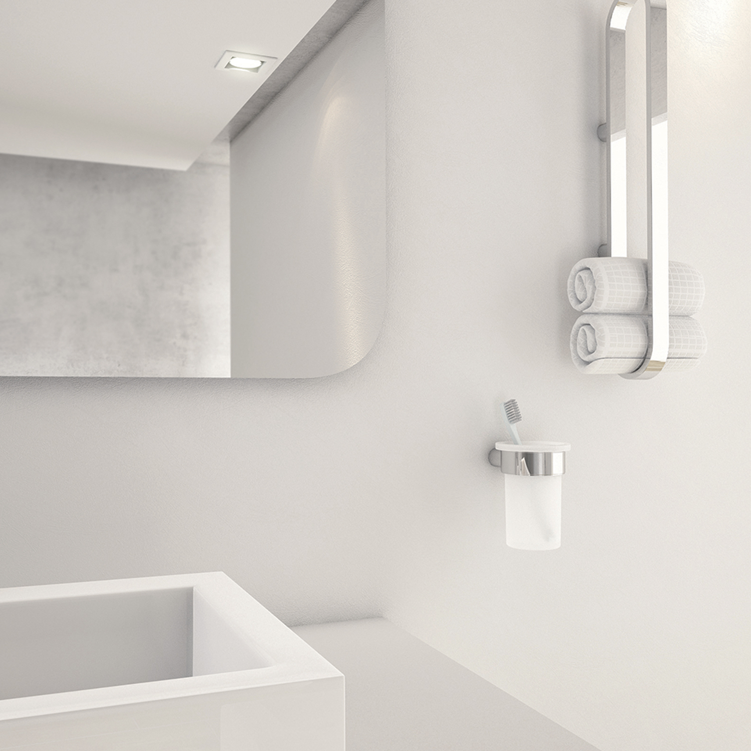 gedy-azzorre-gobelet-porte-brosse-dents-chrome-poser image 4