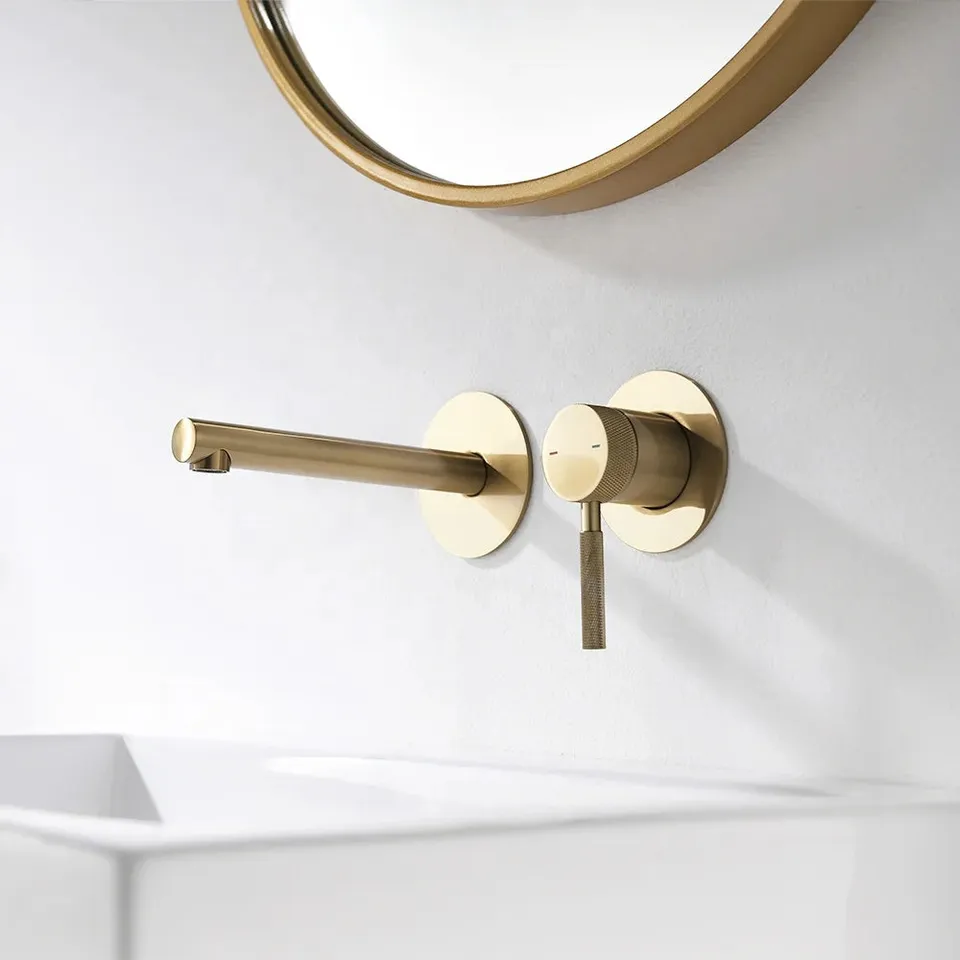 hudor-c-phise-robinet-lavabo-mural-dor-2-trous image 1