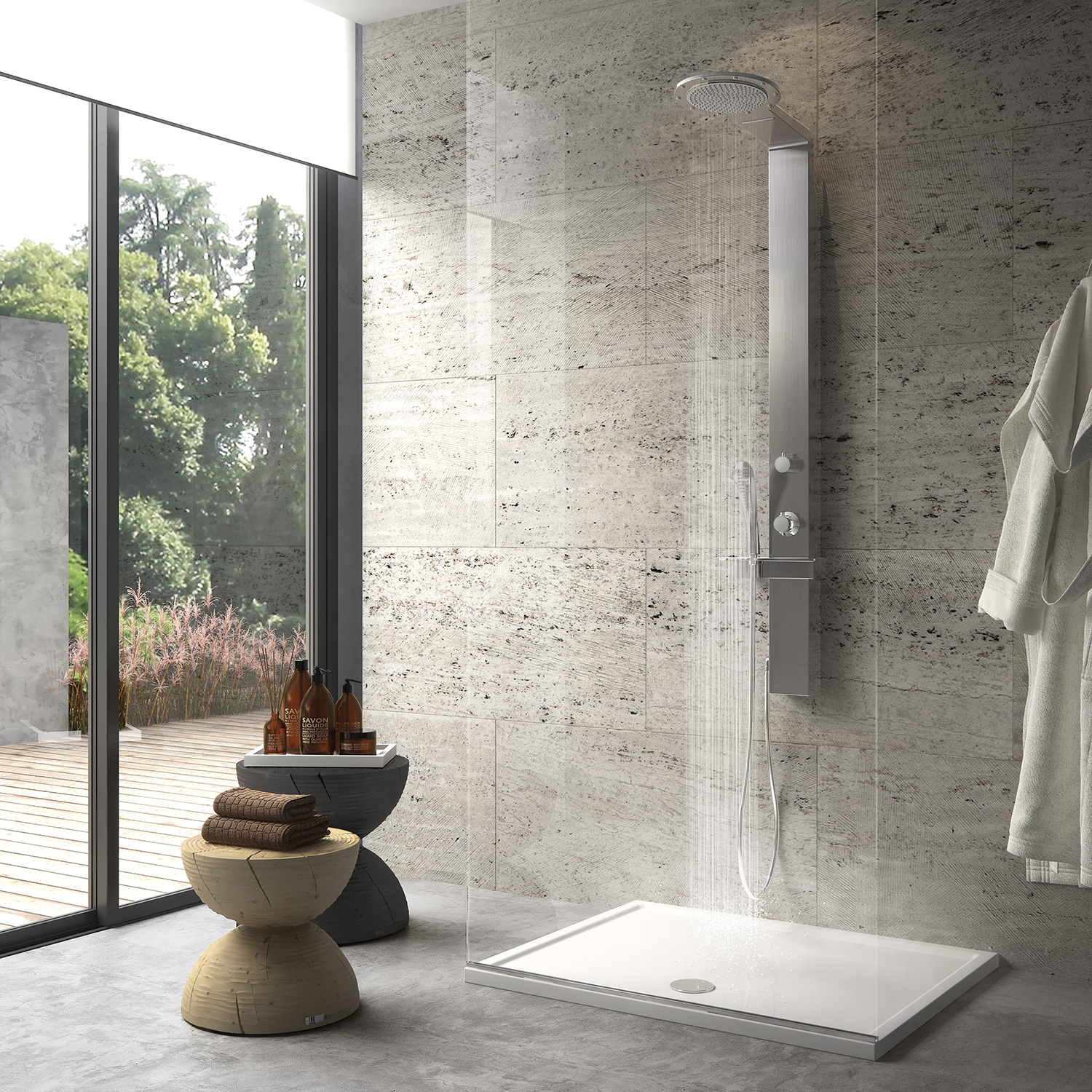 gedy-wellness-02-panneau-douche-inox-bross image 3