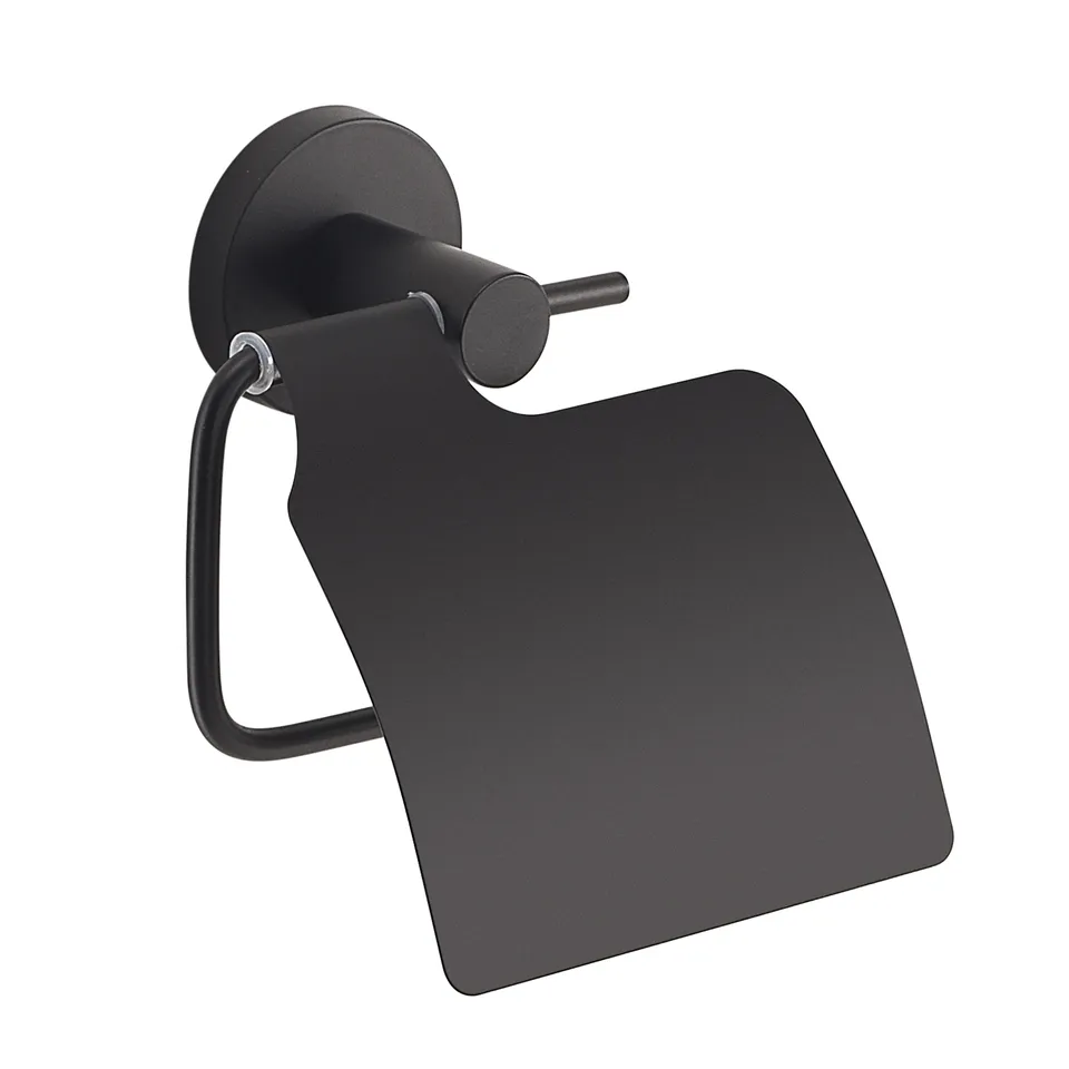 gedy-felce-plus-porte-rouleau-couvercle-noir-mat image 1