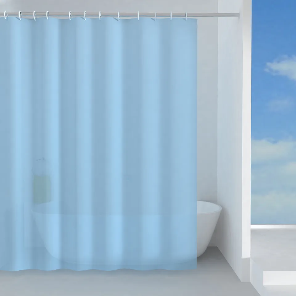 gedy-basic-rideau-de-douche-180x200-bleu-ciel image 1