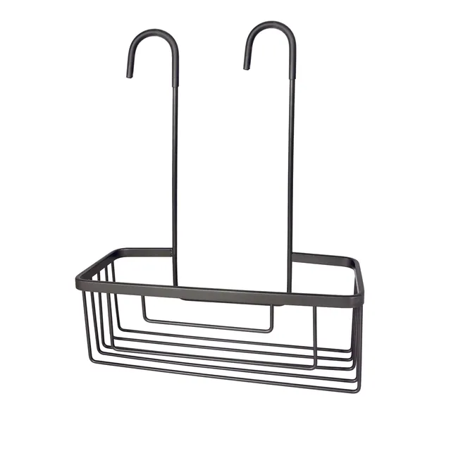 gedy-ottaviano-porte-objets-douche-gun-metal image 1