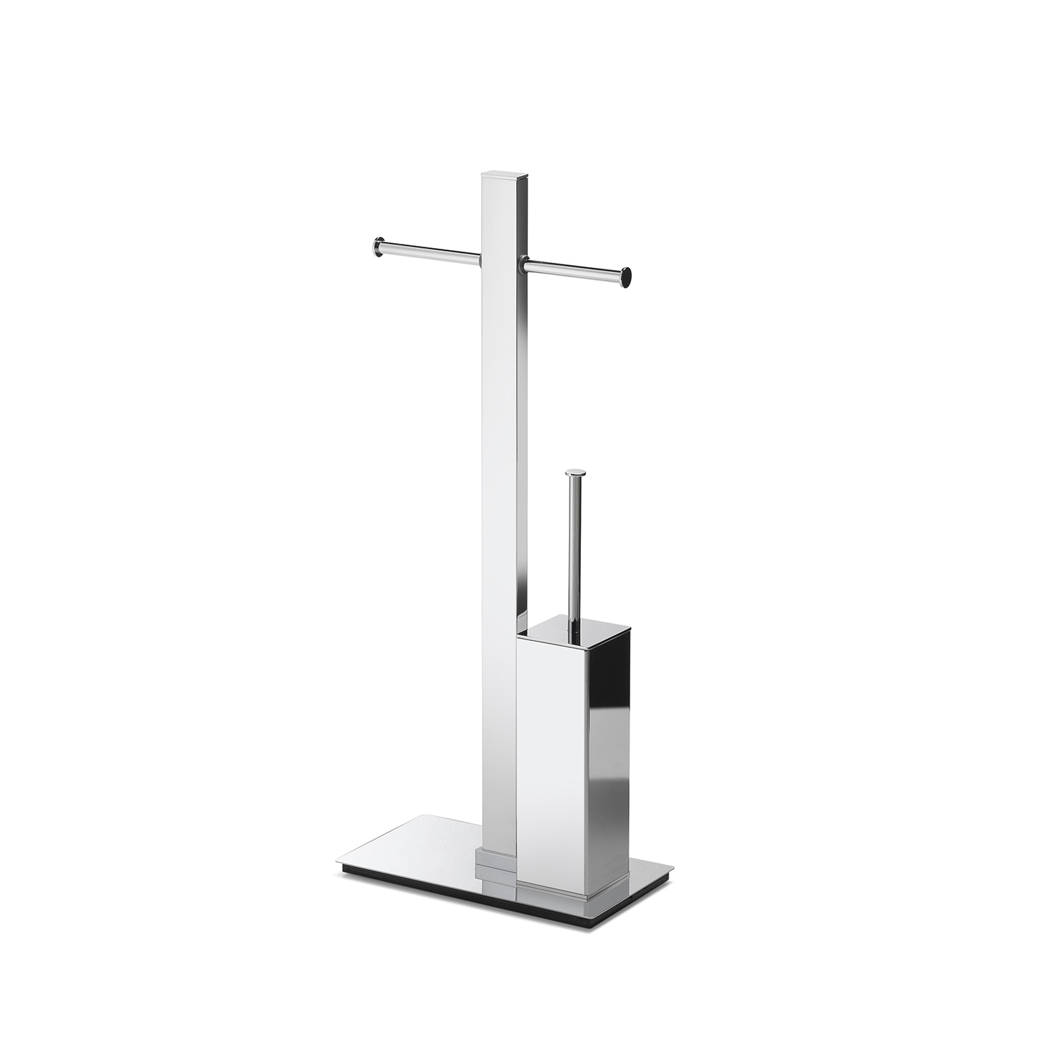 gedy-bridge-ensemble-wc-sur-pied-chrome-papier-brosse image 1
