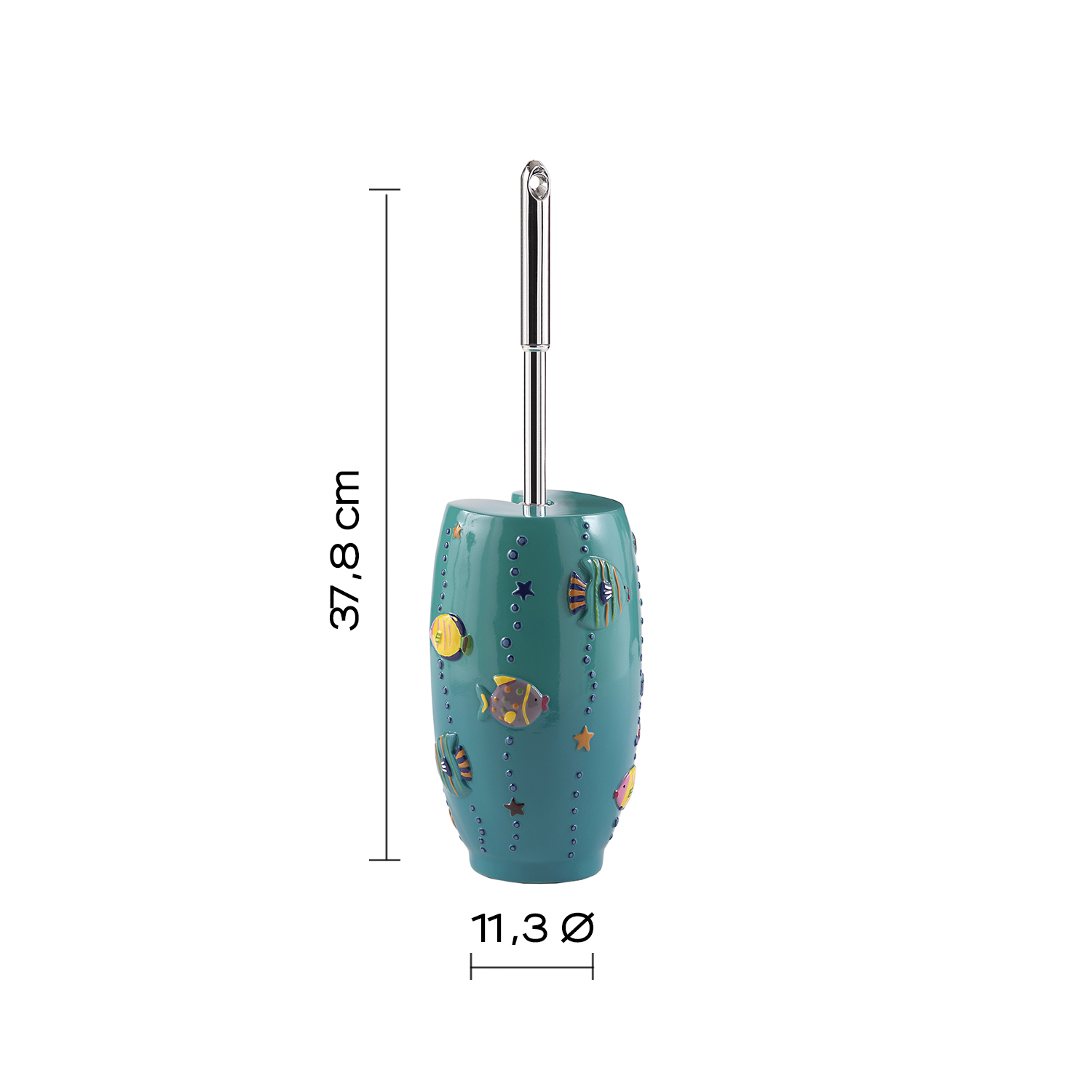 gedy-dori-porte-brosse-wc-turquoise image 2