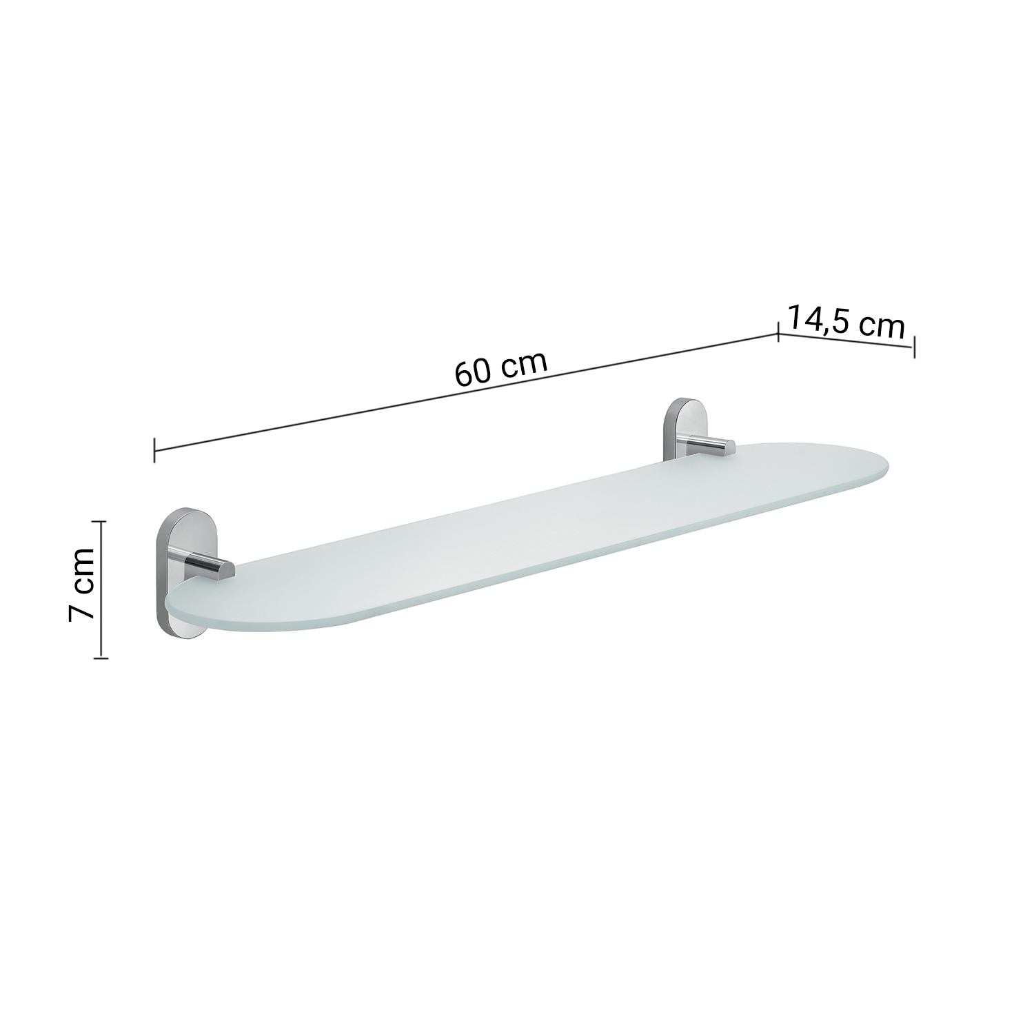 gedy-febo-tag-re-60-cm-verre-tremp-chrom image 2