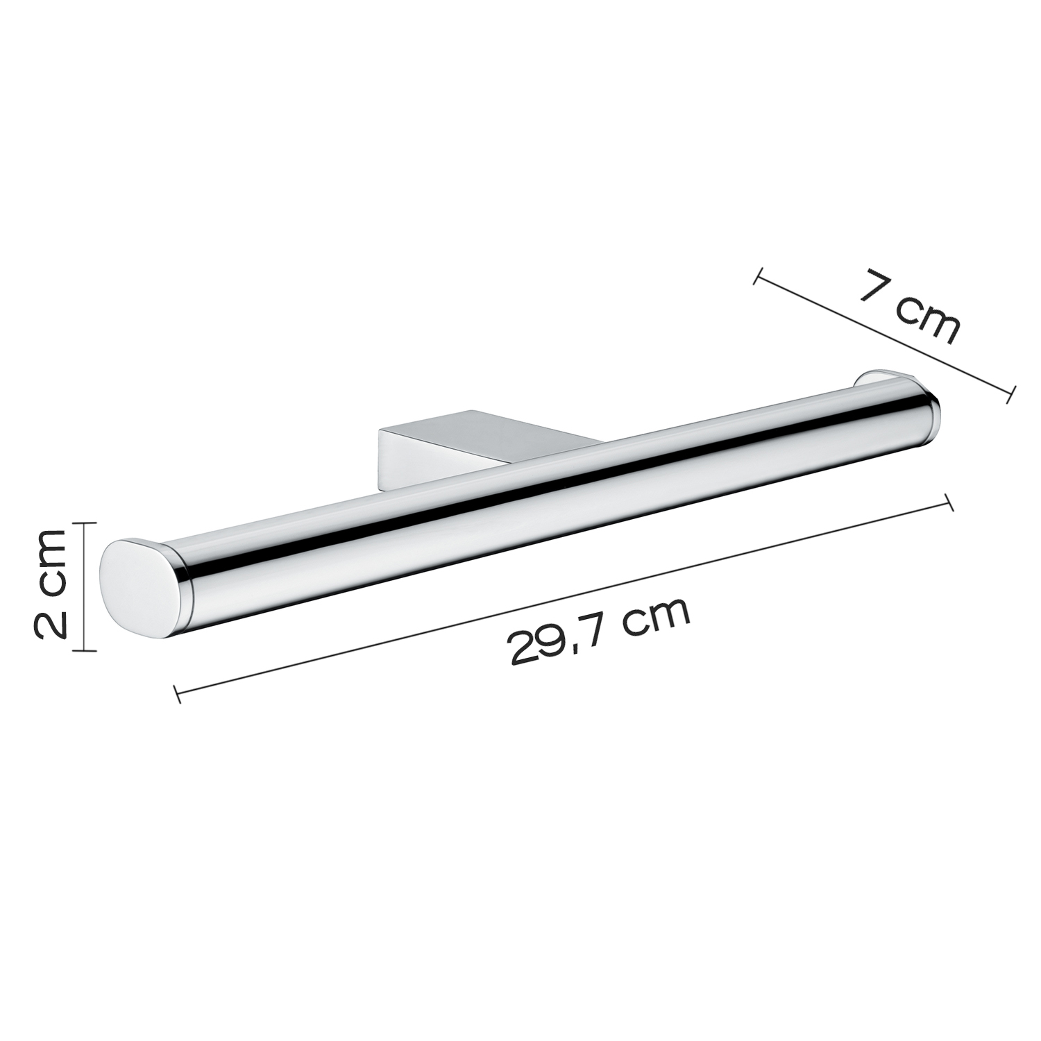 gedy-canarie-porte-rouleau-double-chrome image 2