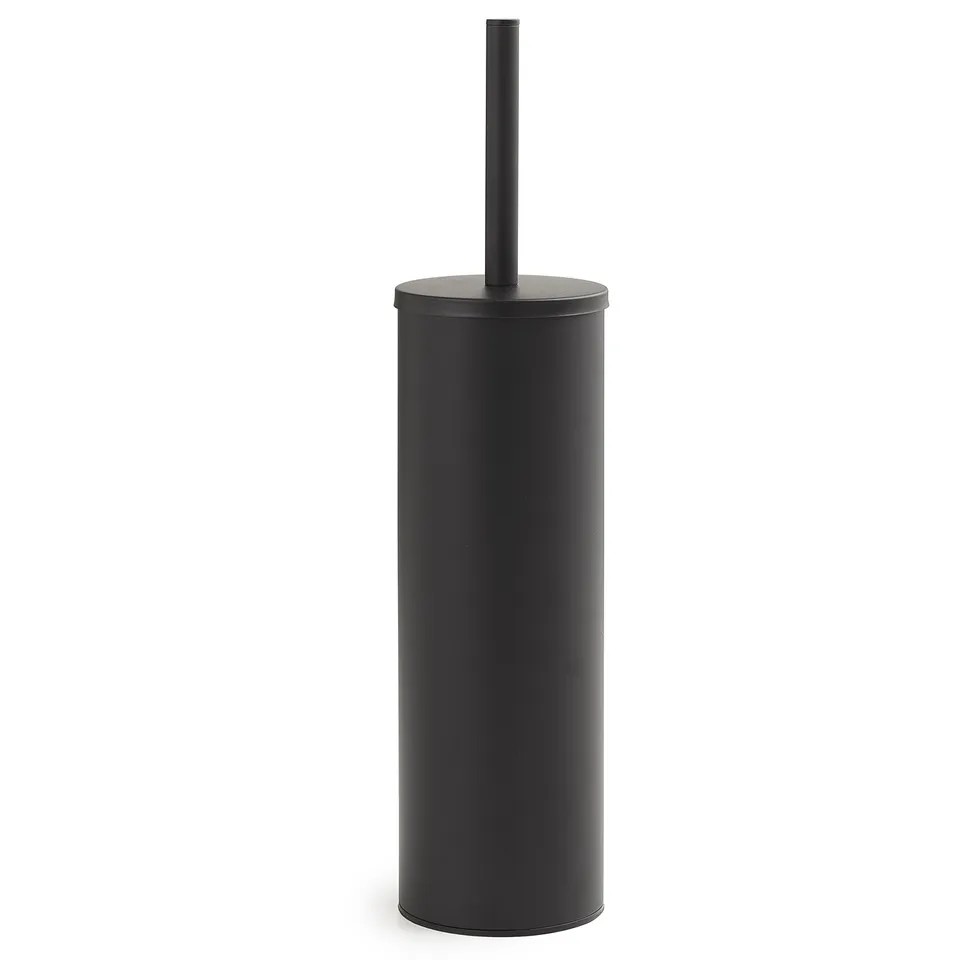 gedy-felce-plus-porte-brosse-wc-noir-mat image 1