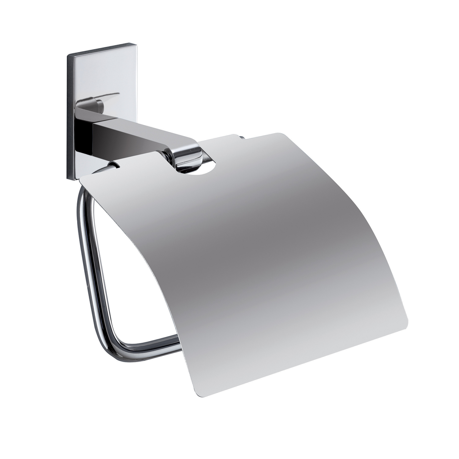 gedy-maine-porte-rouleau-couvercle-chrome image 1