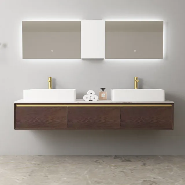 hudor-cw20007-meuble-salle-de-bain-suspendu-dor-bross image 1