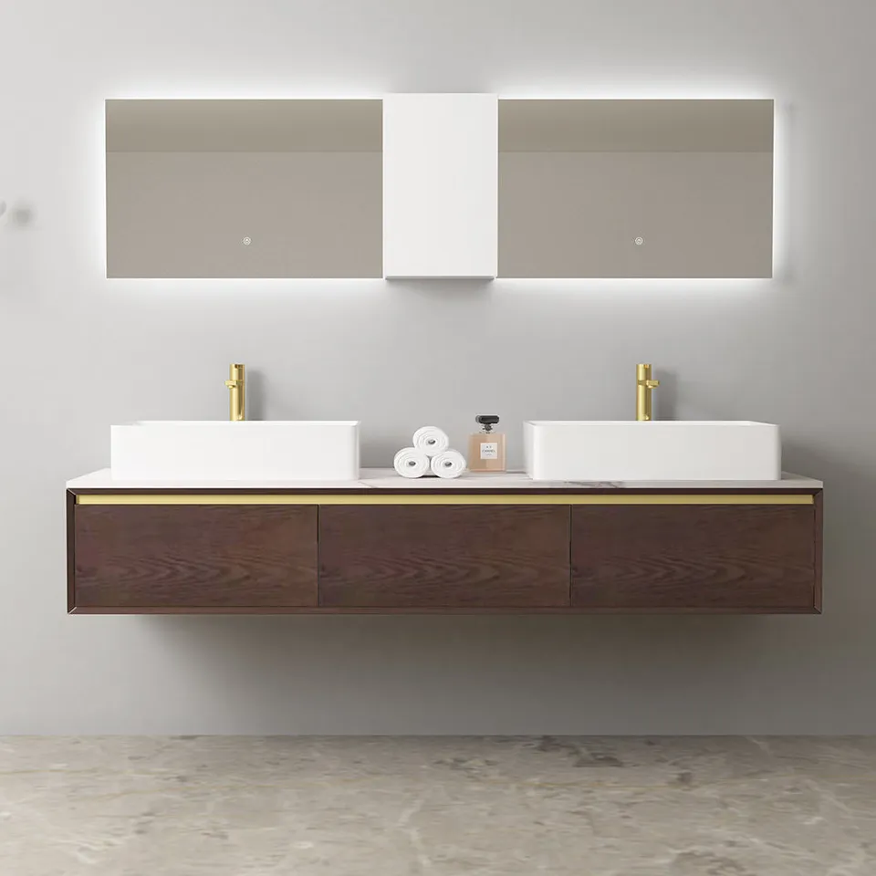 hudor-cw20007-meuble-salle-de-bain-suspendu-dor-bross image 1