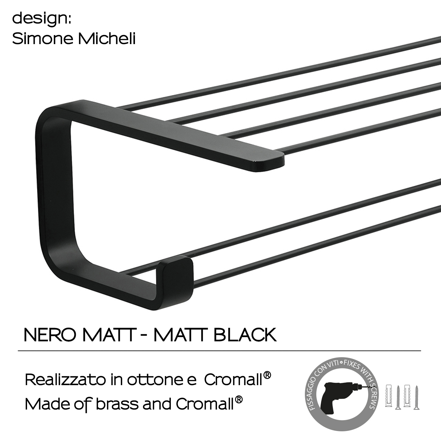 gedy-outline-tag-re-double-porte-serviettes-noir-mat-2 image 3