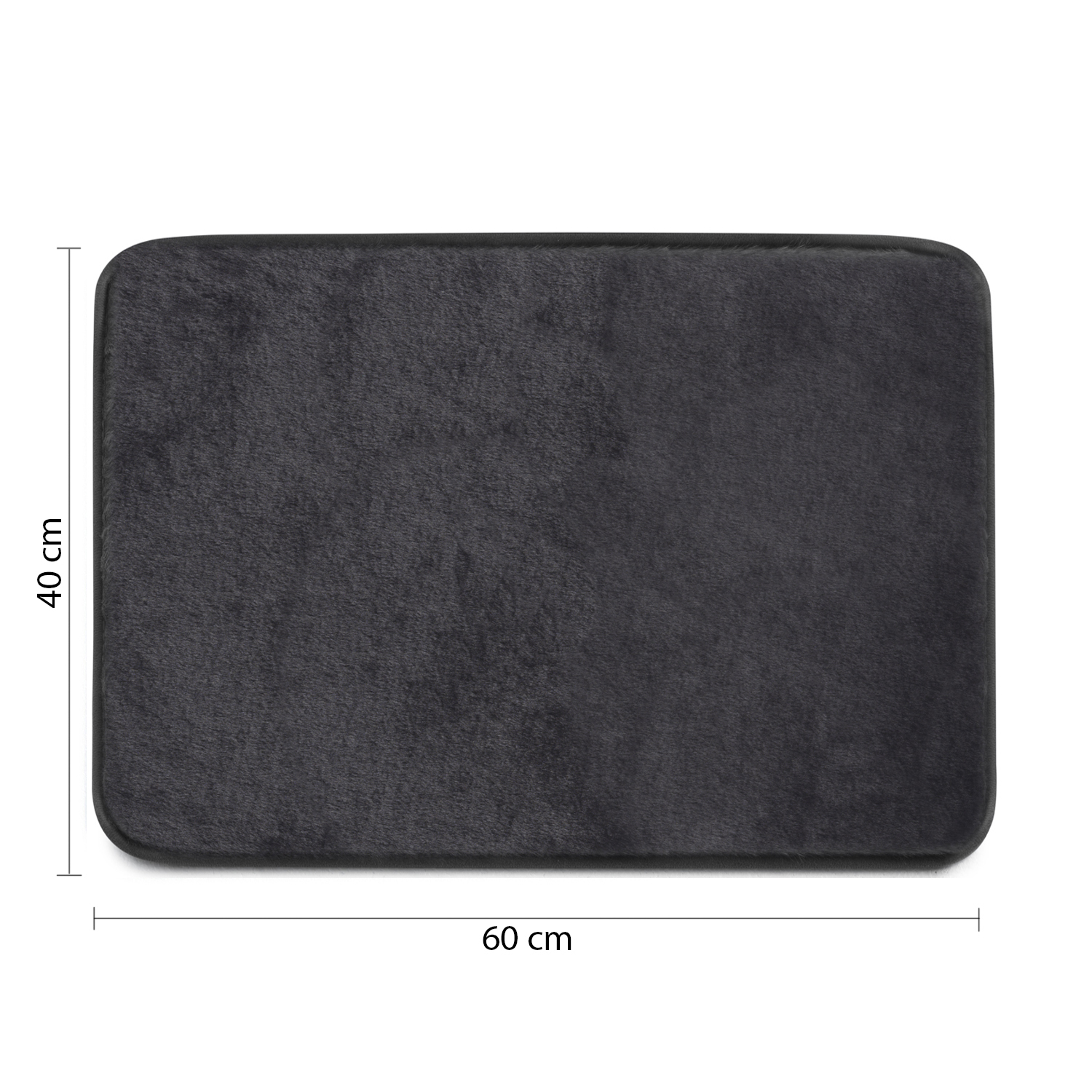 gedy-fuzzy-tapis-de-bain-40x60-noir-2 image 2