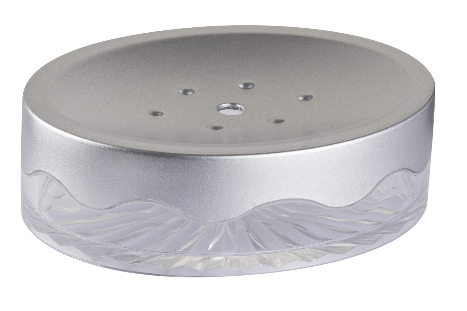 bisk-clear-porte-savon-poser-transparent image 1