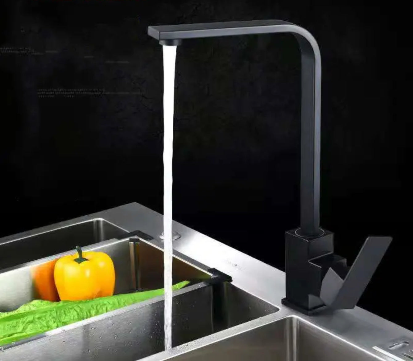 hudor-alph-e-014-robinet-lavabo-noir-mat-laiton image 4