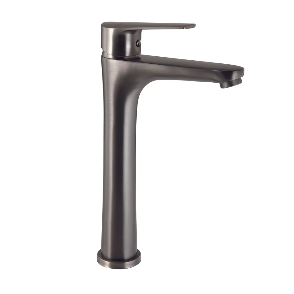 gedy-como-mitigeur-lavabo-haut-gun-metal-vasque image 1