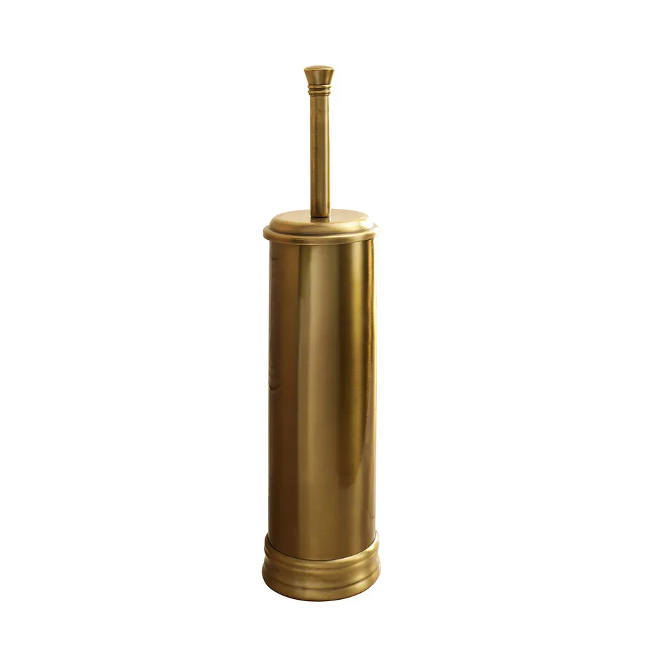 gedy-romance-porte-brosse-wc-bronze image 1