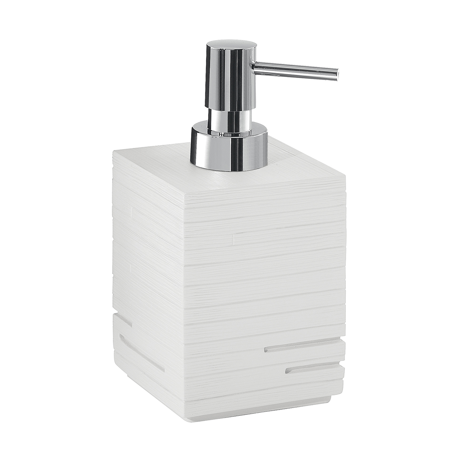 gedy-quadrotto-distributeur-de-savon-blanc image 1